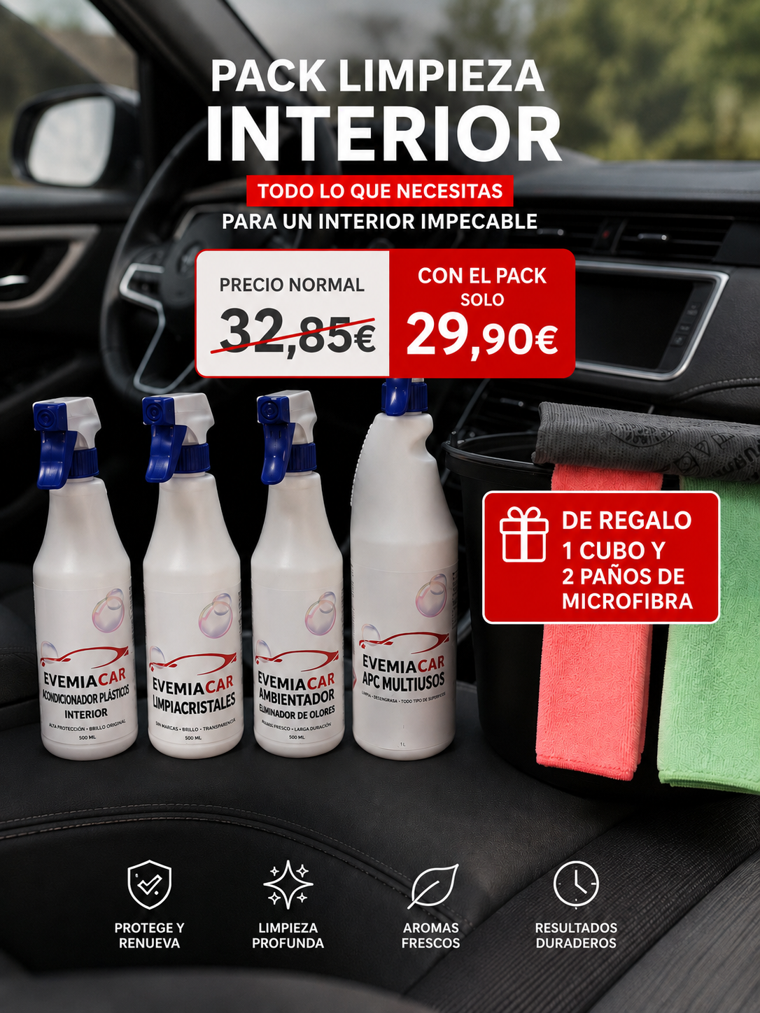 PACKS INTERIOR 29'90€