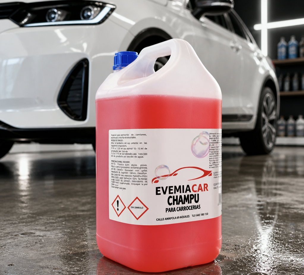 CHAMPÚ EVEMIACAR 5 LITROS 36€