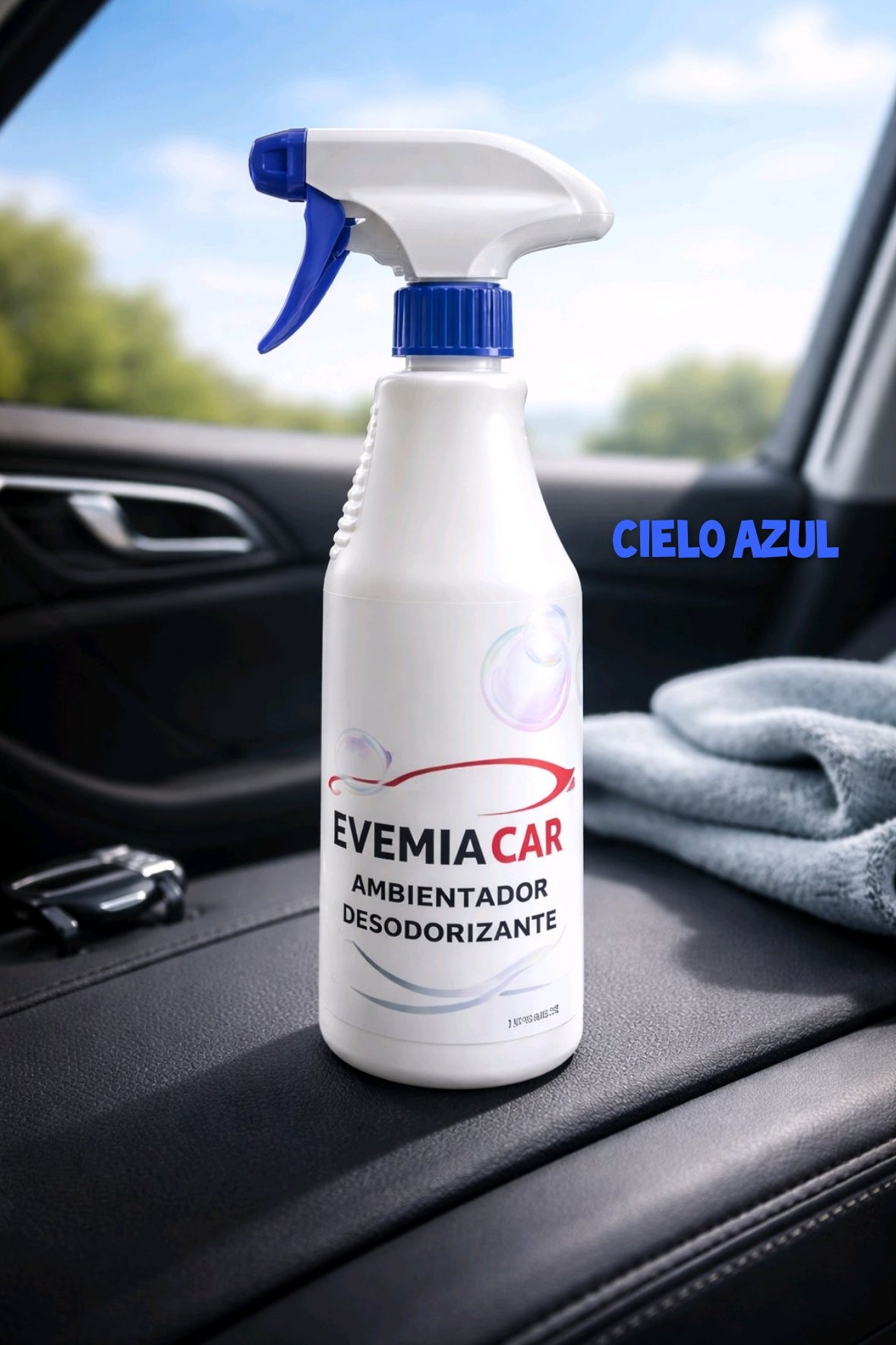 Ambientador eliminador de olores cielo Azul 7,70€ 500 ml